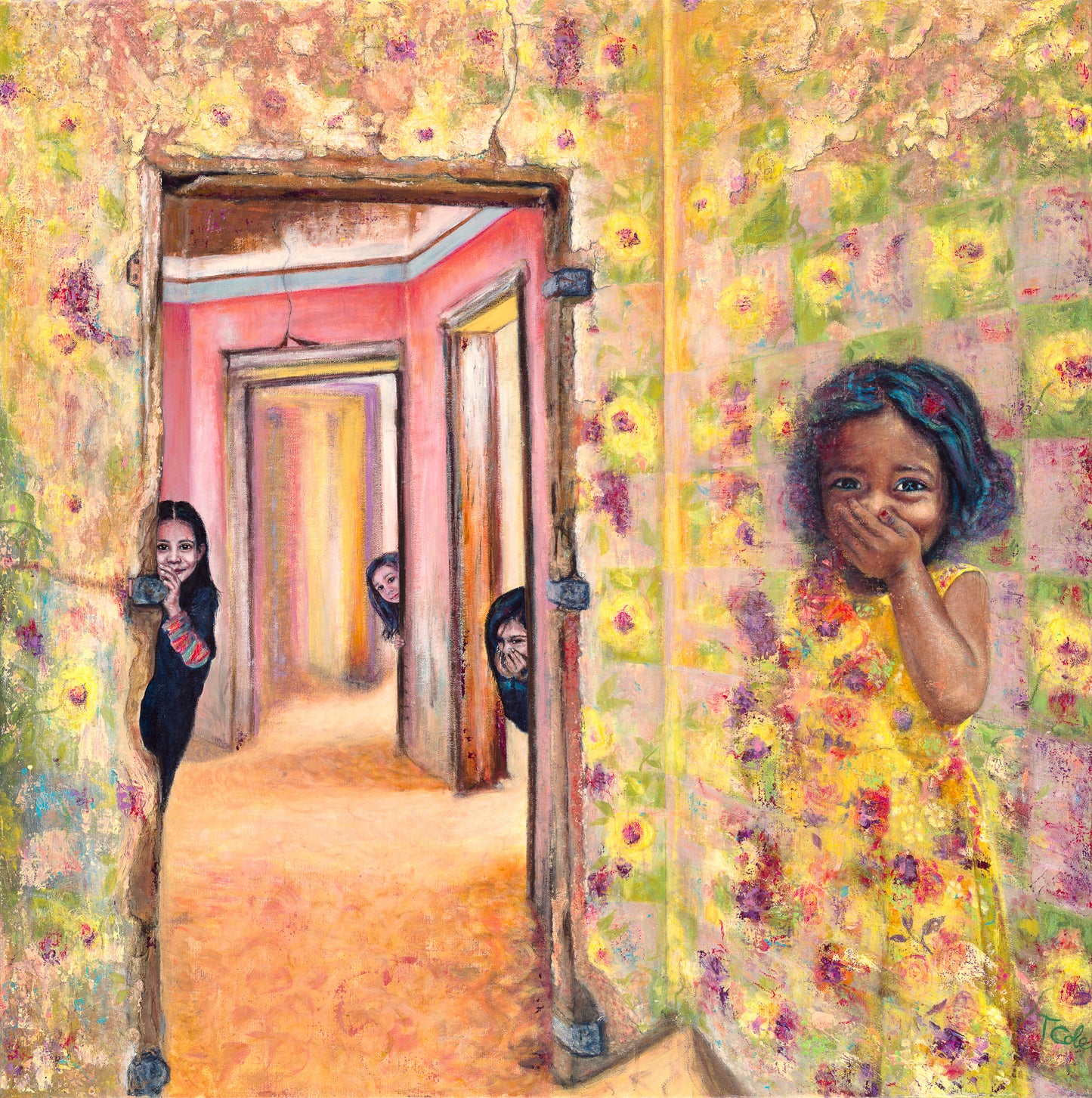 'In These Walls Memories Remain' Limited Edition Giclee Print Reproduction by Tanya Cole