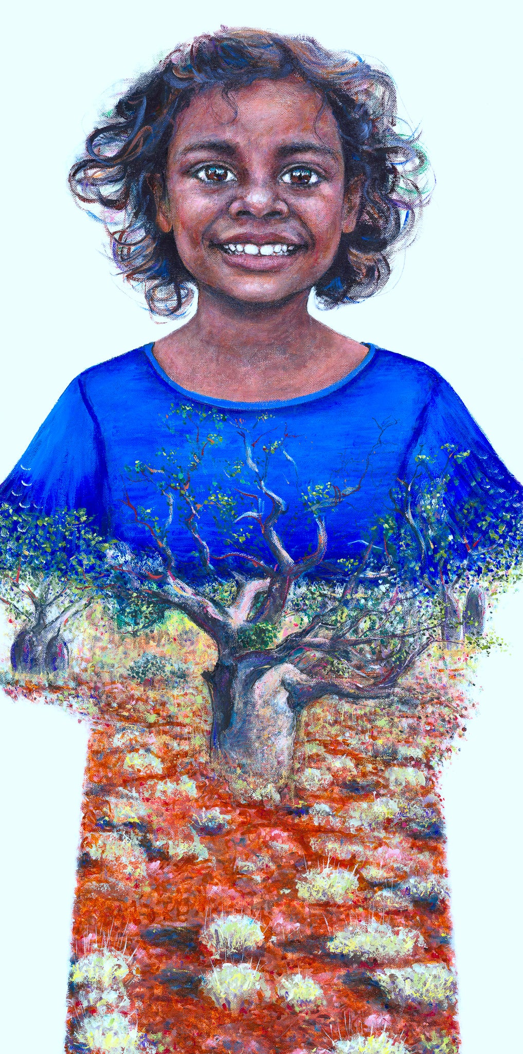 'Under Opal Skies' Limited Edition Print Reproduction by Tanya Cole