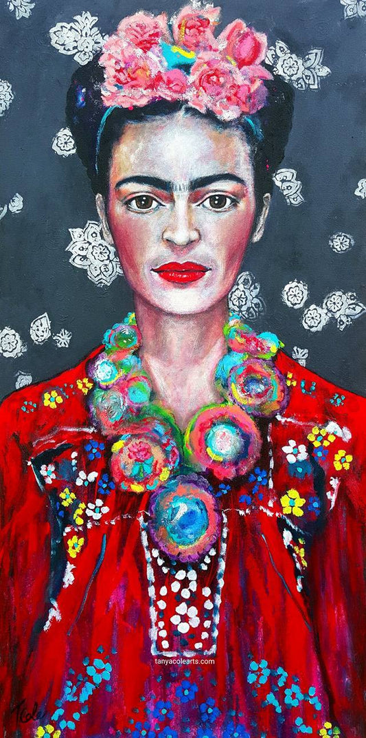 Frida Kahlo Print 'Frida Guiding' Limited Edition Print Reproduction by Tanya Cole