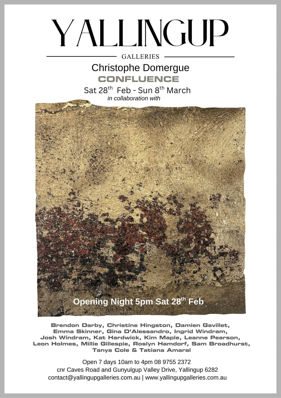 'Confluence' ~ A collaborative Group Exhibition at Yallingup Galleries