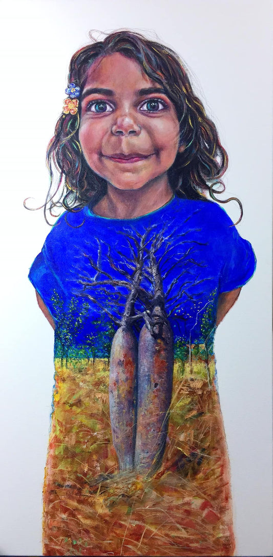 ‘The Whispering Boabs Call To Me’ Original Painting