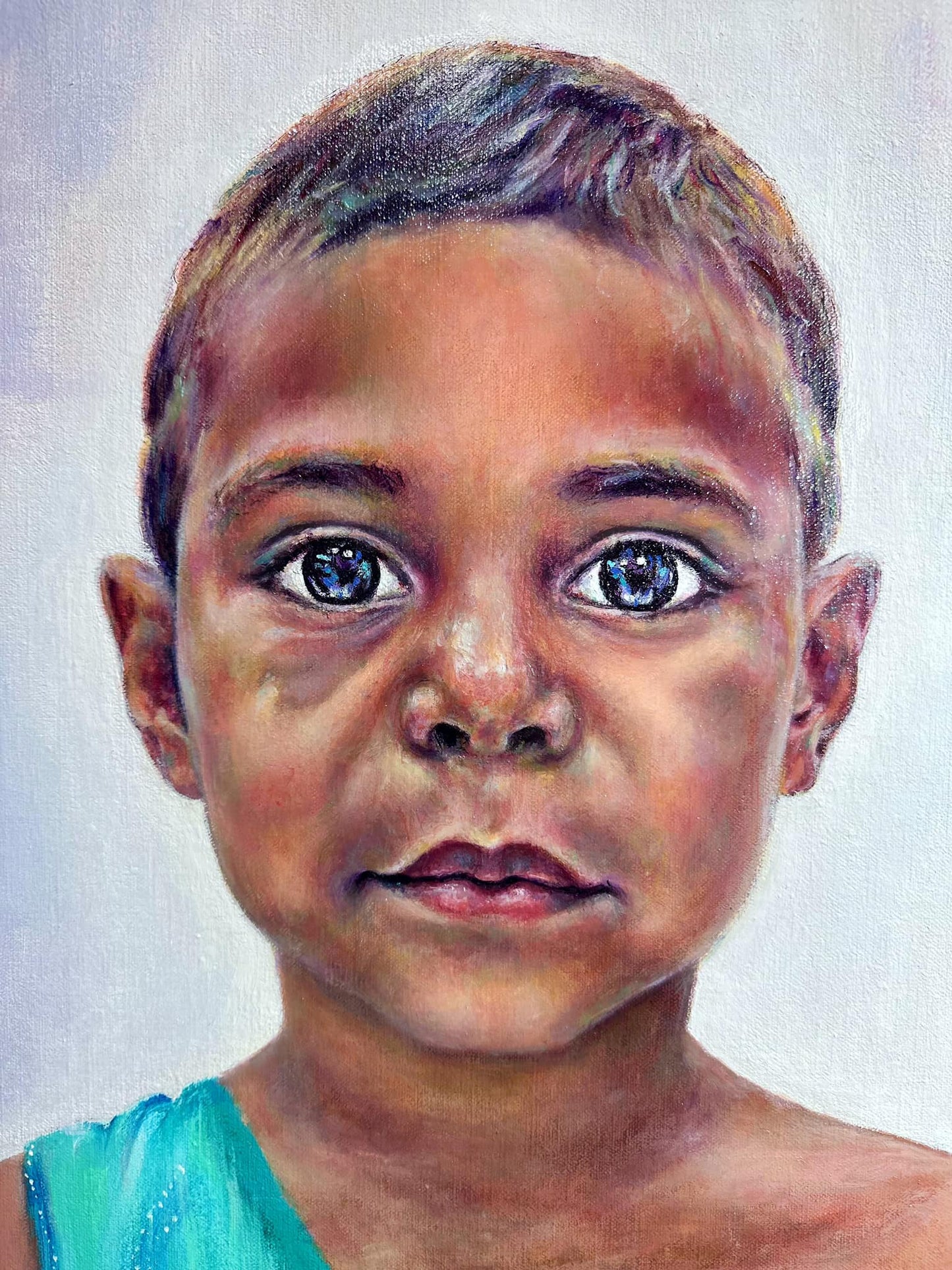 'In My World The Light Shines' Original Oil on Linen