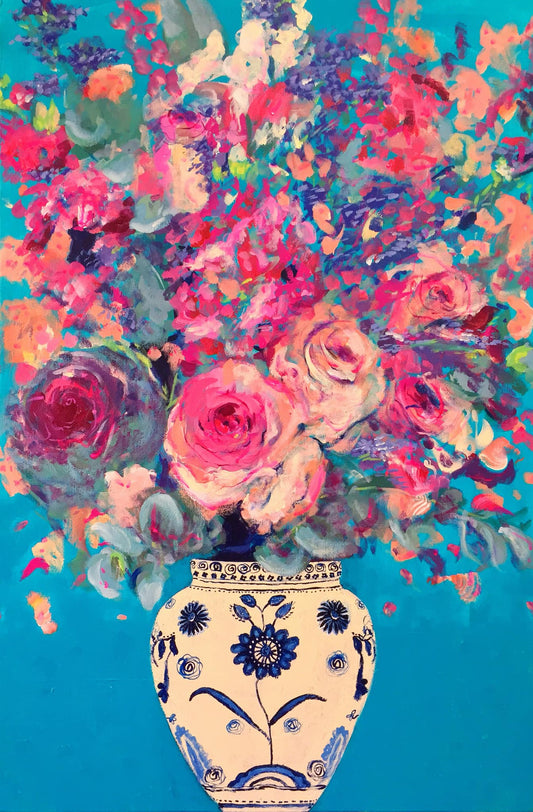 ‘Haute en Couleur (High In Colour)’ Limited Edition Print Reproduction by Tanya Cole