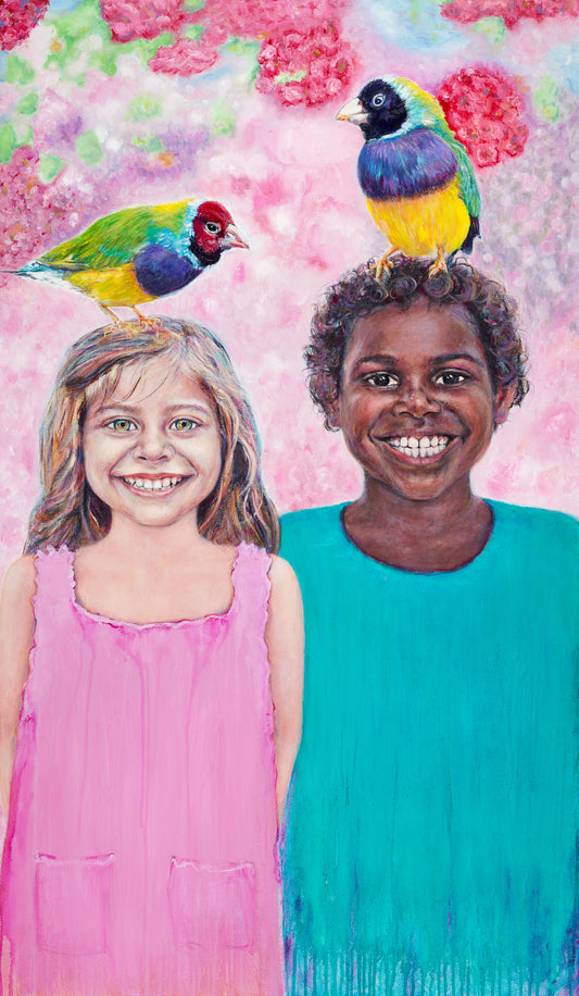 'Birds of a Feather' Original Oil on Linen