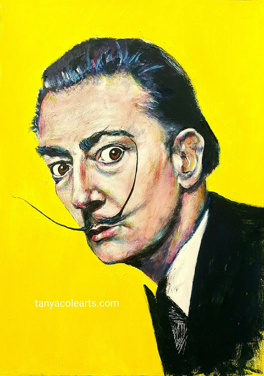 Dancing With Dali Limited Edition Print Reproduction by Tanya Cole