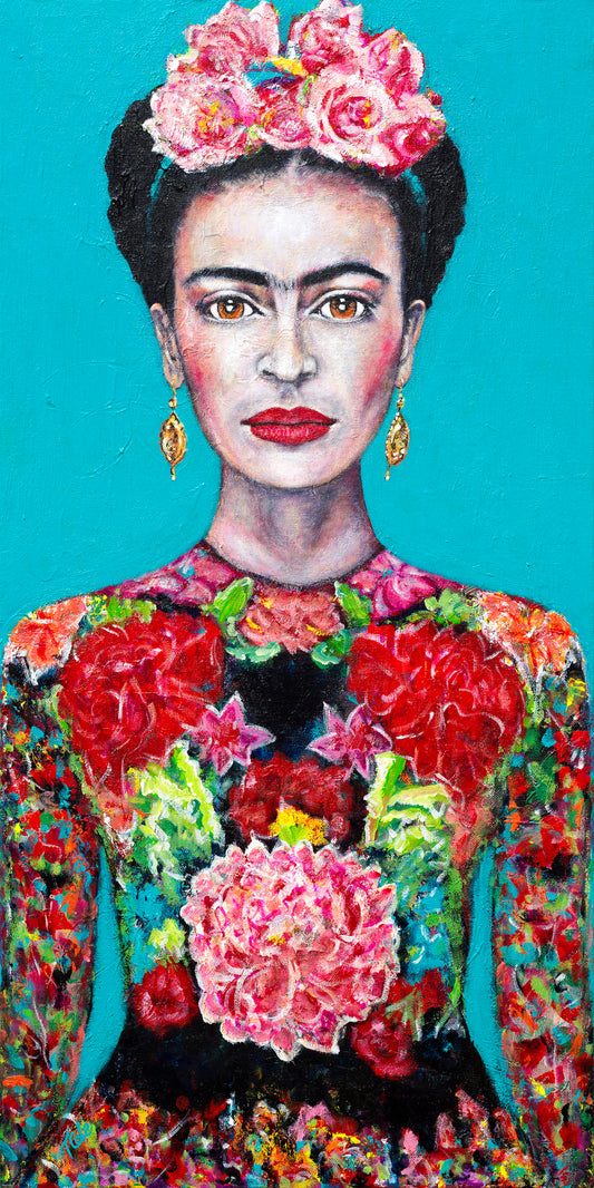 Frida Kahlo Print 'Frida's Courage' Limited Edition Print Reproduction by Tanya Cole