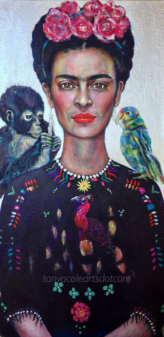 Frida Kahlo Print 'Frida's Gift' Limited Edition Print Reproduction by Tanya Cole