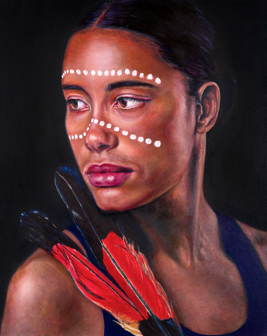 'Spirit Guided' Original Oil on Gallery Wrapped Canvas ready to hang
